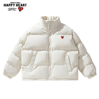 The same style of charles heart and wang churan, the same style for male and female couples, thickened winter cotton coat, bread coat, khaki m