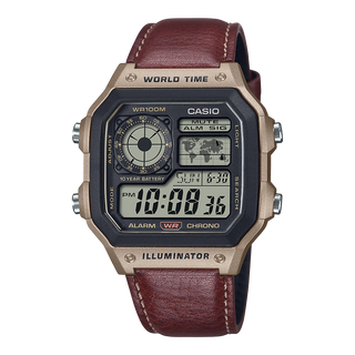 Casio watch men's retro small square waterproof sports student men's and women's electronic watch quartz watch ae-1200whl-5a