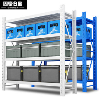 Guhao warehouse thickened medium-sized shelves storage warehouse free combination warehouse storage rack display rack white length 200*width 60*height 200cm four-layer main frame can be customized