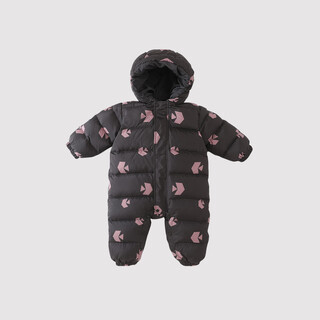 Bali piggy baby down jacket jumpsuit winter thickened warm white duck down outer clothes super cute hooded baby winter clothes kite 90cm
