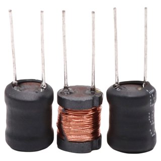Hanshi hengye straight pin inductor power wound ferrite core 2.2mh 0.5a 0.18 wire diameter 8x10/200 pieces