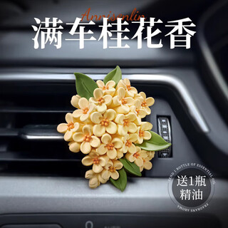 Tingnan xiyu car aromatherapy air conditioner air outlet osmanthus flavor aromatherapy car ornaments diffuser stone car fragrance essential oil fragrance