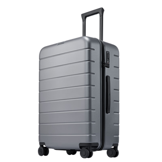 95% new mijia xiaomi suitcase 26-inch trolley case large capacity suitcase pc checked password box men's and women's leather suitcase gray