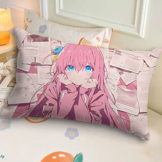 Bezu lonely rock pillow animation cartoon two-dimensional peripheral goto ichiri rectangular cushion pillow gift msl05 60x40 cm (pillowcase + pillow core)