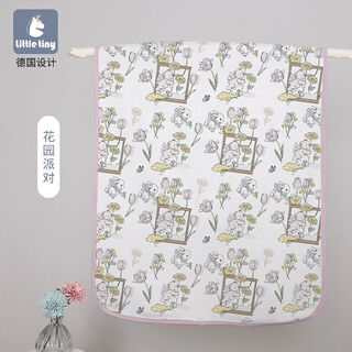Little tinylittletiny baby diaper pad washable spring and summer newborn baby pure cotton spring waterproof children's diaper garden party 1 piece 70x90cm