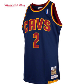 Mitchell & nessnba star same jersey quick-drying sports vest men's basketball uniform blue (kyrie irving) xl