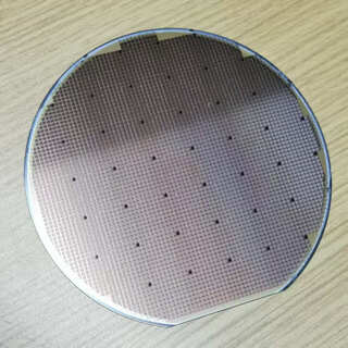 Crystal cpu wafer wafer photolithography integrated circuit chip semiconductor silicon wafer teaching science test six inches 04 free acrylic bracket