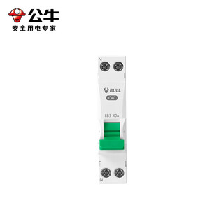 公牛（BULL）空气开关 1P+N小型断路器 双进双出32A 空开 LB3-40a/1P+N/32A