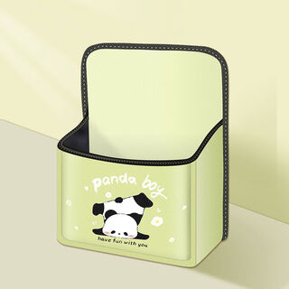 山头林村车载鞋盒车上放鞋神器后备箱车内鞋子收纳汽车副驾驶储物 倒立熊猫车鞋盒