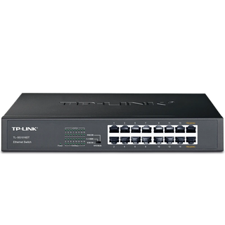 普联（TP-LINK）16口千兆交换机 TL-SG1016DT整箱装（8只）