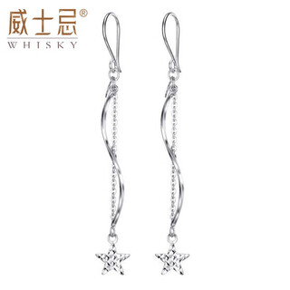 Whiskey pt950 platinum earrings platinum ear wire earrings long pt999 platinum earrings for women pure gold tassel ear hooks engraving contact customer service single shot not shipped