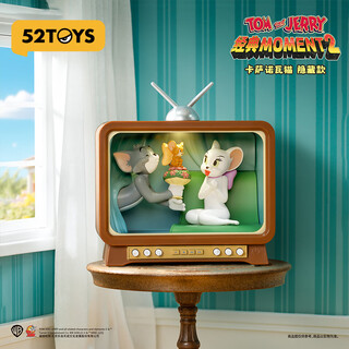 52toys tom and jerry classic moment 2 series blind box figures trendy toy ornaments single blind box (randomly sent, no designation accepted)