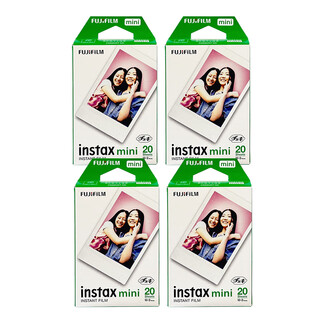 Fujifilm instant photo paper is suitable for minise/11/12/99 white edge/color edge photo paper sq square wide wide series photo paper mini white edge 80 sheets