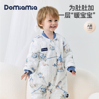 Domiamia baby sleeping bag warm belly protective sleeping bag split-leg children's anti-kicking quilt baby sleeping bag autumn and winter quilted m