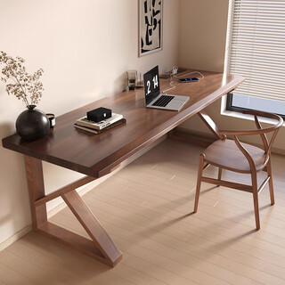 Dream theme all solid wood computer desk bedroom home desk student study table double gaming table long table wall workbench supports color and size customization