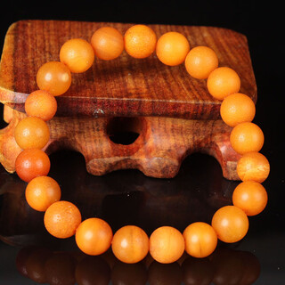 Zhenghe jewelry beeswax full-wax european return frosted round beads with a diameter of about 9mm and a diameter of about 8.87 grams