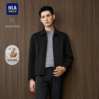 Heilan house (hla) coat men's 25 new light business classic series short jacket men's winter black 02 reservation l 175/92a recommended 137~150jin jin equals 0.5 kg