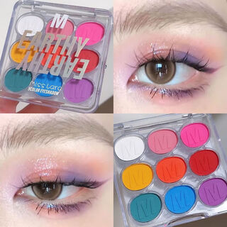 Other tea little green shield, produced in south korea, children's pure plant kindergarten stage makeup performance color eye shadow 2 pieces
