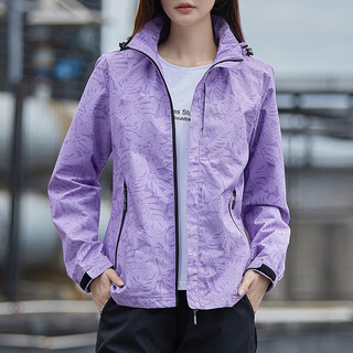 Yishion spring and autumn outdoor couple jackets men's and women's uniform jackets casual jackets men's breathable sports cycling jackets waterproof women's purple m