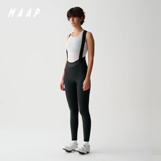 Maap women's team bib evo cargo tights cycling pants storage pockets breathable cushioning black m