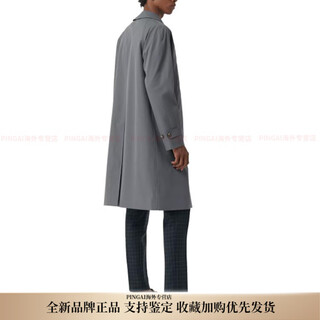 Burberry ss22 solid color lapel casual long-sleeved windbreaker for men, blue new year gift, blue, one size fits all, slim version 54sf