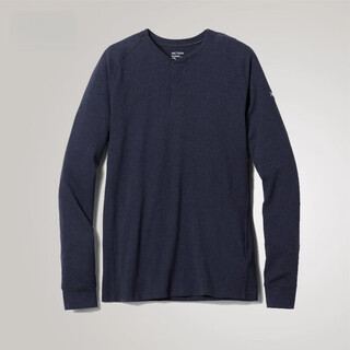 Arc'teryx (arc teryx) arcteryx sirrus ls henley 765 25890 arc'teryx henry long-sleeved sweater men's kingfisher_heather_dark blue gray m