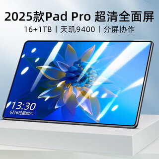 Same-day delivery 2025 new 16+1tb ten-core 14-inch 5g full netcom 4k full screen two-in-one tablet electro-optical silver丨16g+256g+interest-free installment+full netcom 5g丨standard eight-core core+12-inch+gift package+leather case