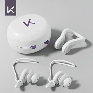 Keep swimming earplugs waterproof non-soundproof professional anti-choking nose clip anti-otitis media artifact children's bathing equipment