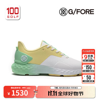 G fore golf shoes women's shoes new fashionable comfortable stable sports shoes golf women's shoes white green size 36