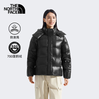 North face down jacket women's outdoor windproof and warm 700 puff goose down hooded jacket 8ed5 jk3 m