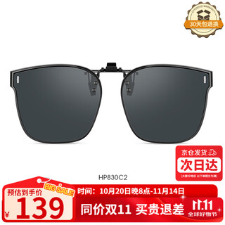 Helen keller glasses clips for men and women, fashionable polarized sunglasses clips, special sunglasses clips for driving hp830c2