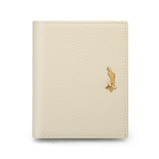 Scarecrow (mexican) wallet women's niche wallet women's cowhide simple wallet coin purse girls card holder off-white - vertical style a