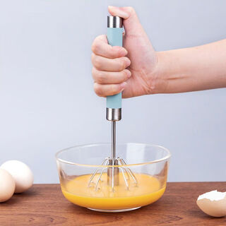 Meichu egg beater 304 stainless steel push-type manual egg beater baking tool light cream batter mixer 304 non-egg mixer