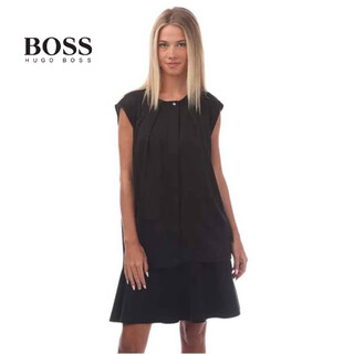 Hugo boss light luxury women's bielli shirt black 20 | 10