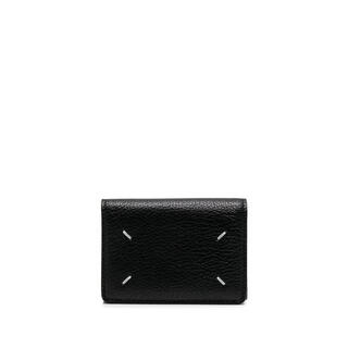 Maison margiela light luxury men's margiela wallet/card holder black one size