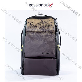Rossignol golden rooster ski backpack blackbriar black thorn joint style double shoulder single board storage bag official black 25l