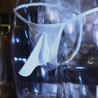 Men's triangle gun egg separation alternative thong underwear sexy pure desire men's fun underwear thong underwear for men white one-line thong underwear for women