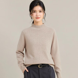 Jinju special offer multi-color wool sweater autumn and winter warm half turtleneck basic base pullover sweater for women