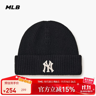 Mlb hats for men and women 25 years new autumn and winter woolen hat comfortable and warm knitted hat 3abnbm256-50bks-f