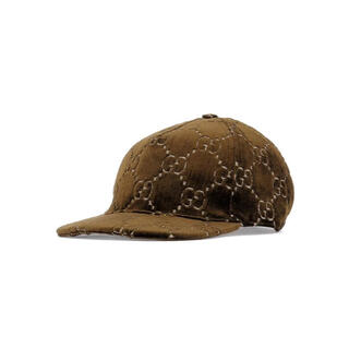 Gucci (gucci) women's hat sun shade adjustable cotton velvet outdoor daily baseball cap fashion brown s