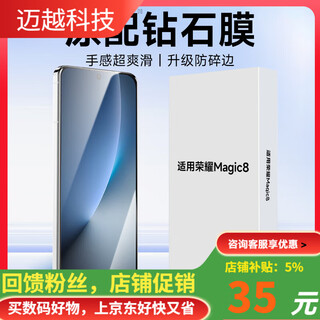 Koolife value-for-money two sets suitable for honor magic8pro lens film honor mobile phone rear camera protection magic8 original diamond film