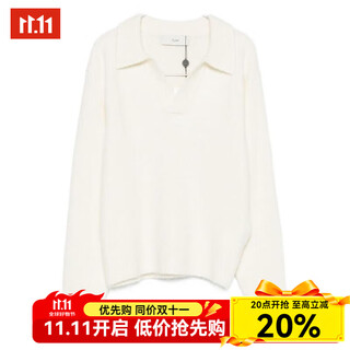 Dunst25 new fashionable and elegant women's sweater, warm and comfortable, white daily commuting top, simple and casual, white, one size fits all | m