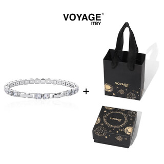 Bhiodha reverse love full diamond tennis bracelet men's bracelet light luxury niche bracelet hand accessories women's tennis bracelet selection gift box-great value