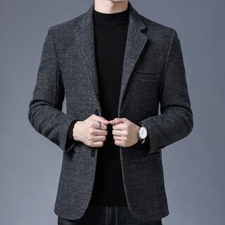 Goldlion g+ goldlion autumn suit men's casual formal casual wool woolen coat middle-aged suit jacket top 2020 gray. m 170/88a