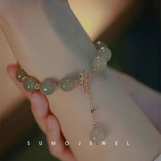 Ins xiaohongshu niche design bestie chinese style gold wire bell pendant bestie bracelet bracelet special m27 four-leaf clover bracelet 1 pack