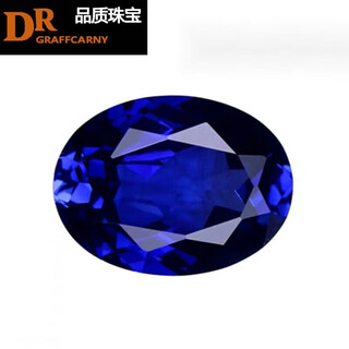 Qiaoyu 2025 popular oval tanzanite bare stone master cut high fire clarity sapphire ring oval 7x9mm