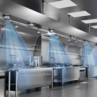 Sanka commercial kitchen air conditioner all-in-one hotel kitchen canteen hotel air cooler large cooling capacity kitchen special air conditioner strong cooling anti-oil smoke kitchen air conditioner 0.8 hp 1 meter stainless steel air duct