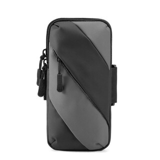 Other thin and light running mobile phone arm bags, sports and fitness special equipment mobile phone bags, mobile phone arm bags, wrist black and gray color matching models