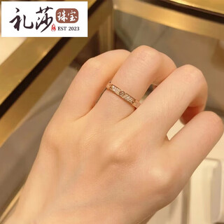 Reza 18k gold ring 18k rose gold au750 color gold baby's breath couple ring wedding ring birthday baby's breath us size 5