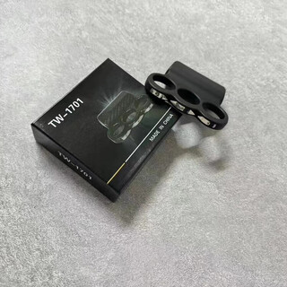 Tanbeiman tw1701 three-finger fist buckle self-defense, convenient and easy to carry, luxurious matte feel, easy to carry, black, weight 106 grams